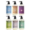 Mrs. Meyer's Liquid Hand Soap New Everyday 6 Scent Variety Pack, 1 Rainwater, 1 Oat Blossom, 1 Plumberry, 1 basil, 1 lavender, 1 Lemon Verbena, 1 CT