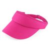 Unisex Sports Visor Cap - pink - One Size