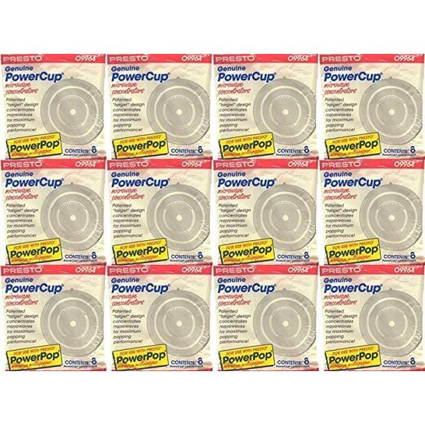 BULK Presto Genuine Power Cup Microwave POPCORN Popper Concentrators 09964 96pcs