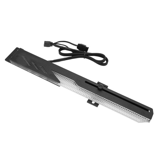 GPU Support Bracket, ARGB 3Pin 4Pin Multi Interface GPU Support Base, Sliding Adjustable GPU Holder for Desktop Graphic Card, GPU Anti Sag Holder