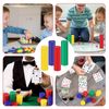 GSrenyu 500 Pieces Counting Chips, Plastic Tokens Coins, Learning Counters Disks, Learning Math Counting Chips, Stackable Game Chips for Kids Math Counting Education