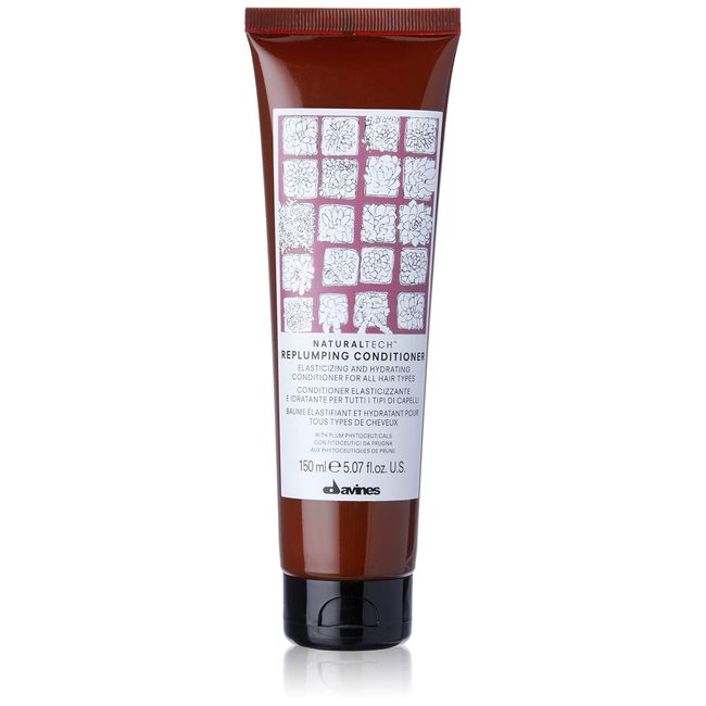 Davines Naturaltech REPLUMPING Conditioner, Renew Elasticity While Replenishing, Moisturizing And Detangling, 5.07 fl. oz.