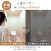Iris Ohyama SCL12DMS-UU Small Ceiling Light, Thin, 1,200 lm, With Motion Sensor, Daylight Color