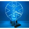 EMT Night Light Lamp Emergency Services LED Personalized Free Engraved, & Remote