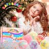 Unicorn Bath Bombs with Surprise Inside for Kids Girls, Kids Bath Bombs Birthday Gifts for Kids Surprise Gifts for Girls, Organic Bath Bombs Unicorns Gifts for Girls with Jewelry Inside Princess Toys