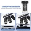100X Magnifying Lens, Corrosion Resistant Microscope Objective Eyepiece Standard Size for Biological Microscopes