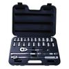 ATD Tools 1360 1/2 Dr. 6-Point SAE/Metric Socket Set, 24 pc.