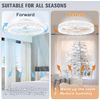Modern Ceiling Fans with Lights and Remote, 19.7In Low Profile Ceiling Fan Flush