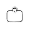 Croydex Stick n Lock 2, Adhesive Towel Ring, 5 Year Rust Free Guarantee, Silver