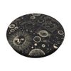 Astrology Space Stars Moon Planets Sun Waves Pattern Black PopSockets Swappable PopGrip