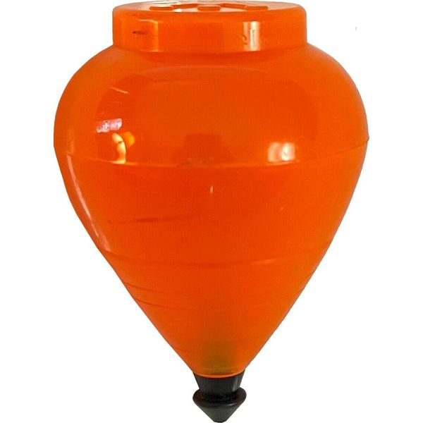 Spinning Top, Plastic Vintage, orange