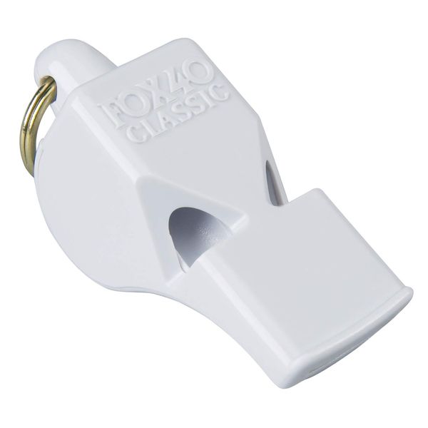 Fox 40 Classic Safety Whistle, White (15300_Blanco_S)