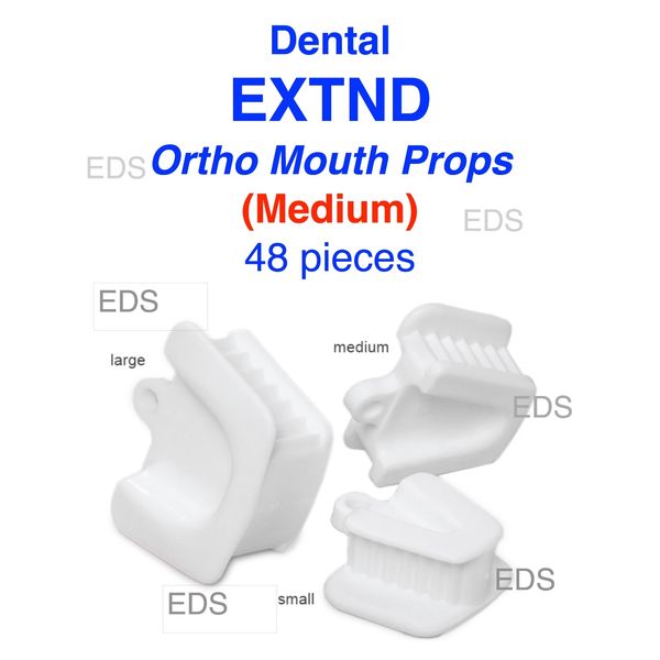 Dental Ortho Piercing Disposable Mouth Props Bite Blocks 48 pcs - Medium