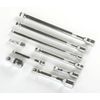 9PC Drive Car Wobble Socket Extension Bar Hand Tool Set Kit Box 1/4" 3/8" 1/2"