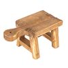 Creative Co-op Small Wooden Base with Handle