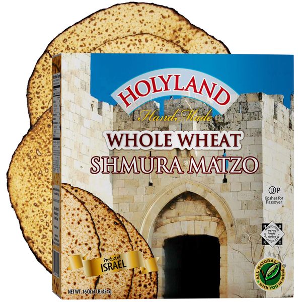 Holyland Whole Wheat Shmura Matzo, 16 Ounce