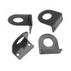 Lyhiku Replacement 3/4" Marker Light Bracket Fits RV Trailer Light Bracket Round Light Powder Coated(4pcs)