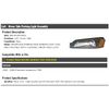 Left Driver Side Parking Light Assembly - with Body Cladding - Compatible with 2002-2006 Chevy Avalanche 1500