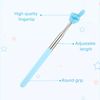 2 Pcs Retractable Teacher Pointer Stick, Telescopic Finger Pointer Durable Extendable Hand Pointer for Classroom, Whiteboard & Presentations - Flexible Teacher Aids, Perfect for Educators & Presenters