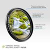 Polaroid Optics Multi-Coated Neutral Density Fader Filter, Variable Range ND2-ND2000, 49 mm