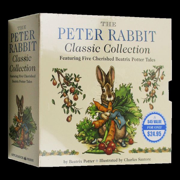 英文原版彼得兔经典故事5册盒装The Peter Rabbit Classic Collection