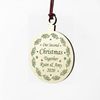 Our 2nd Christmas Together PERSONALISED Tree Decoration Couple Gift Keepsake