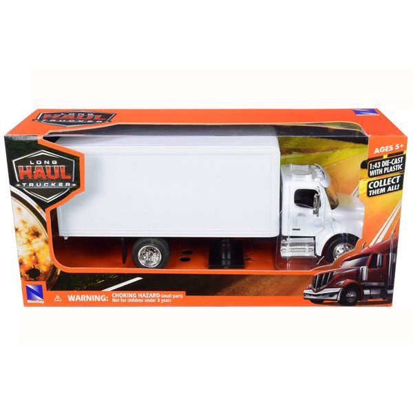 Freightliner Utility M2 Box Truck White 1/43 by New Ray 16003 by New Ray