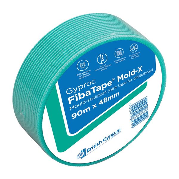 Gyproc - 5200672380 - Fibatape Mold-X - 90m