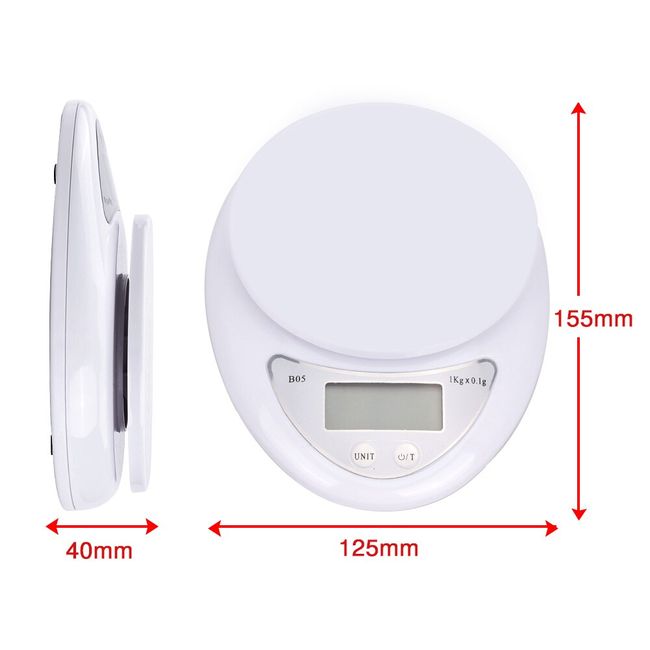 1kg 5kg Mini Kitchen Electronic Scale Home LCD Electronic Scales