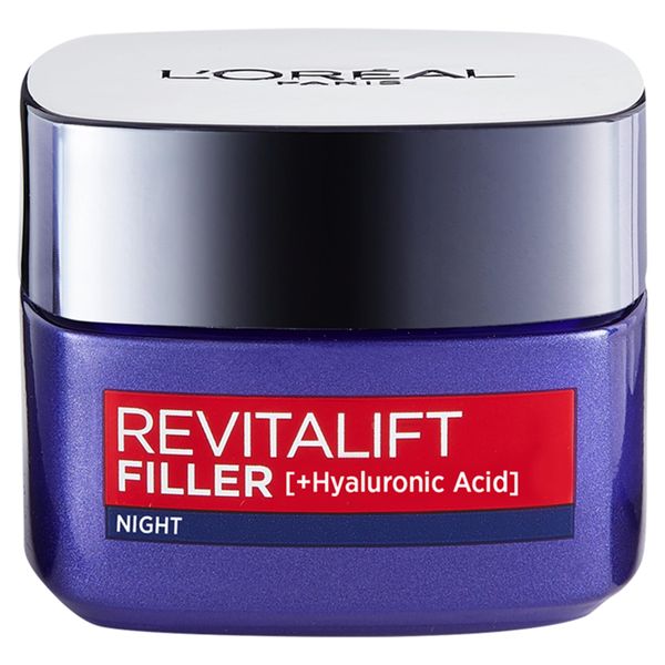 L'Oreal Revitalift Filler Renew Hyaluronic Acid Anti-Ageing Night Cream 50ml