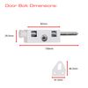Sterling PLW202 Multi-Purpose Door Bolt - White (2 Pack)