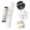 2 Pcs 15cm Rolling Ruler Measuring Parallel Rulers Balancing Scale Drawing Rolling Ruler Multipurpose Drawing Parallel Rolling Rulers for Artists Architects Engineers