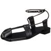 Lily Brown LWGS222329 Women's String Thong Sandals, Black