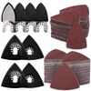 High-Quality 208-Piece Sanding Pad Kit for Oscillating Tools - Multiple Grits