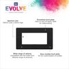 BG Electrical Evolve Single Touch Dimmer Switch, 2-Way Secondary, 200W, Matt Black