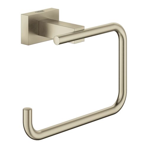 GROHE 40507EN1 Essentials Cube Toilet Paper Holder, Brushed Nickel