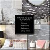 Aspect Peel and Stick Collage Tile in Cloud Shimmer (2pc per Pack/5 Pack)