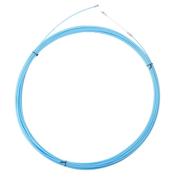 ADOFUN Threading Wire, Wire Threading Tool, Wire Through, 59.4 ft (15 m), For Entry Wire, Rod Diameter, Slim Head, Lightweight, Snake Line, Threading Wire, Line Threading, Sky Blue, Binding Wire, 2 Lead Wires Included