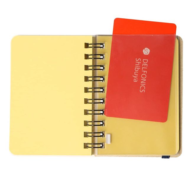 Delphonics Rolburn Memo Mini with Pocket (Yellow)