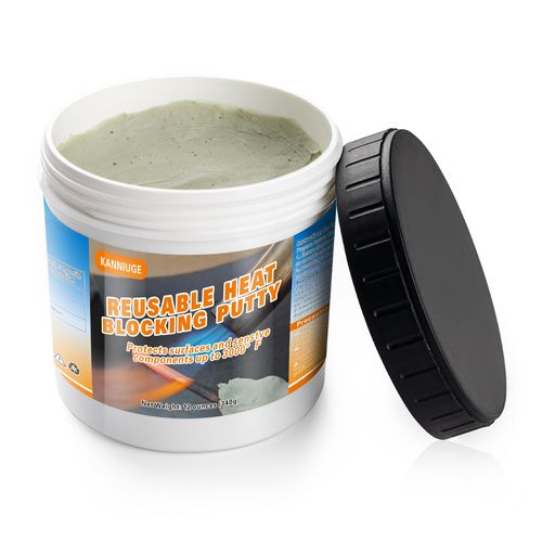 KANNIUGE 12 oz Reusable Heat Blocking Putty, Solder Heat Insulation Clay, Thermal Putty, Heat Barrier for Industrial Welding, Auto Repair and DIY Etc