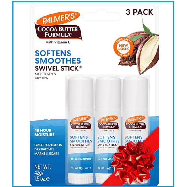 3-Pack Palmer's Cocoa Butter Formula Moisturizing Swivel Stick with Vitamin E**