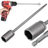 25cm Corner Steady Caravan Leg Winder Drill Extension Jack Socket 19mm Adapter