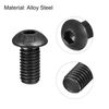 uxcell M8x16mm Hex Socket Button Head Bolts Alloy Steel Fastener Hardware Full Thread Lock Set Hex Socket Half Round 10pcs