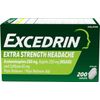 Excedrin Extra Strength Headache Caplets 200 ct Pain Reliever Box