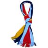 Generisch Mainz Carnival Scarf - Classic - (Knitted Scarf), Red, white, blue, yellow