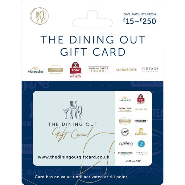 Mitchells & Butlers The Dining Out Gift Card - UK Redemption Only - Delivered by Post
