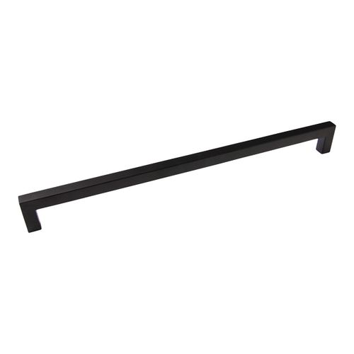 RCH Hardware HD-SS128-320 Hollow Stainless Steel Modern Cabinet Drawer Handle Pull, 12 5/8 Inch, Black (2 Pack)