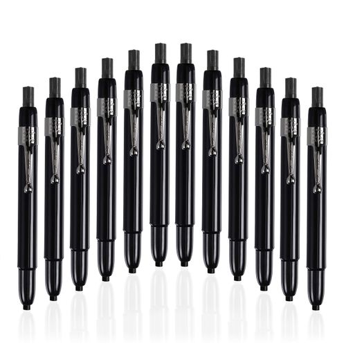 Marking Pencil, Mechanical, Refillable, Black, Sold as 1 Dozen