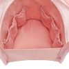 1 Piece Makeup Brush Organiser Bag PVC Clear Brush Pouch Used for Women Girls Portable Travel Makeup Brush Organiser Case (Pink)