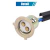 sourcing map 2pcs 3 Wire Motorcycle Headlight Wires Harness Connector Socket